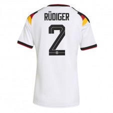 Tyskland Antonio Rudiger #2 Hjemmedrakt Kvinner VM 2026 Kortermet